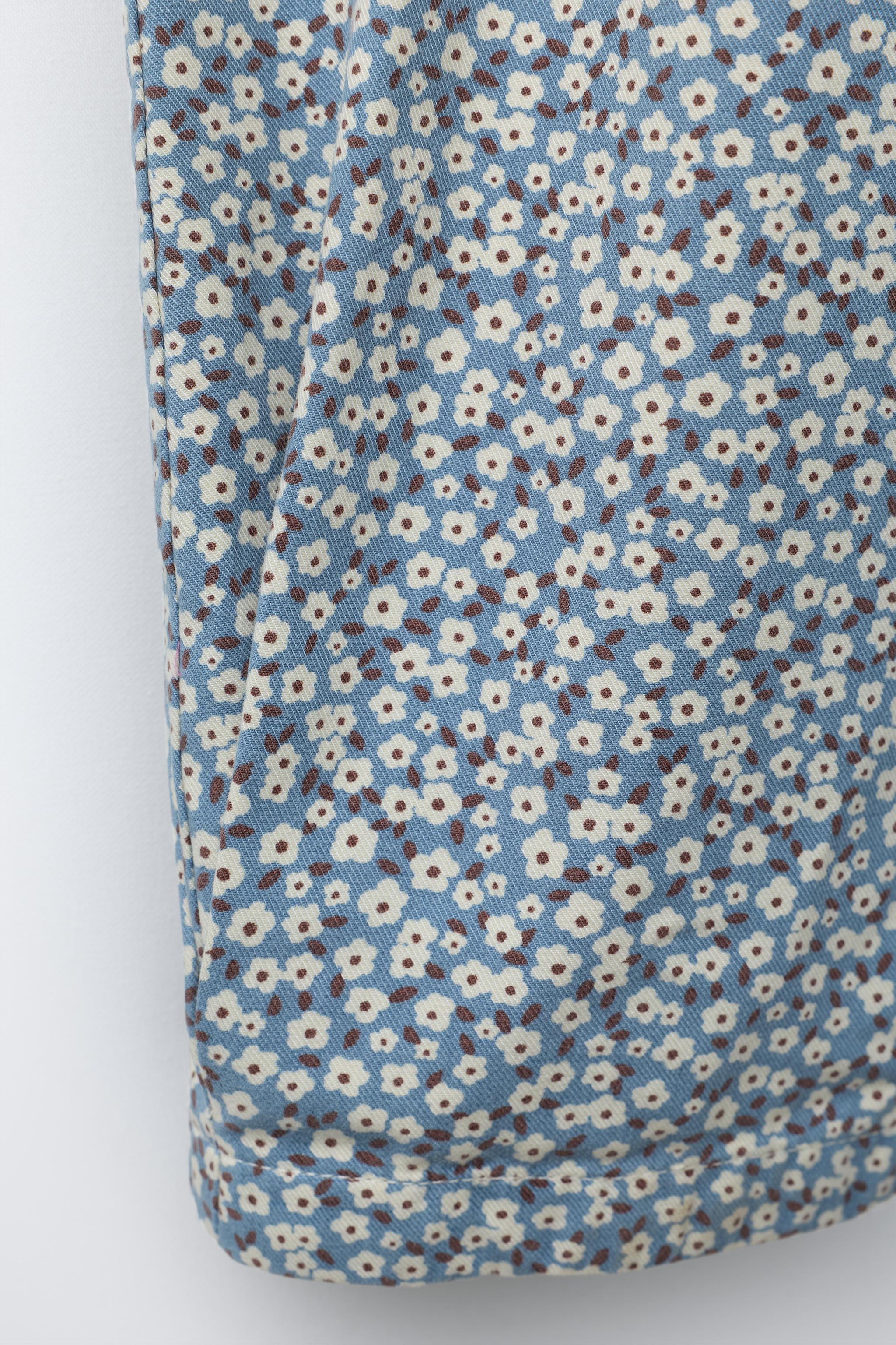 LONG FLORAL OVERALLS