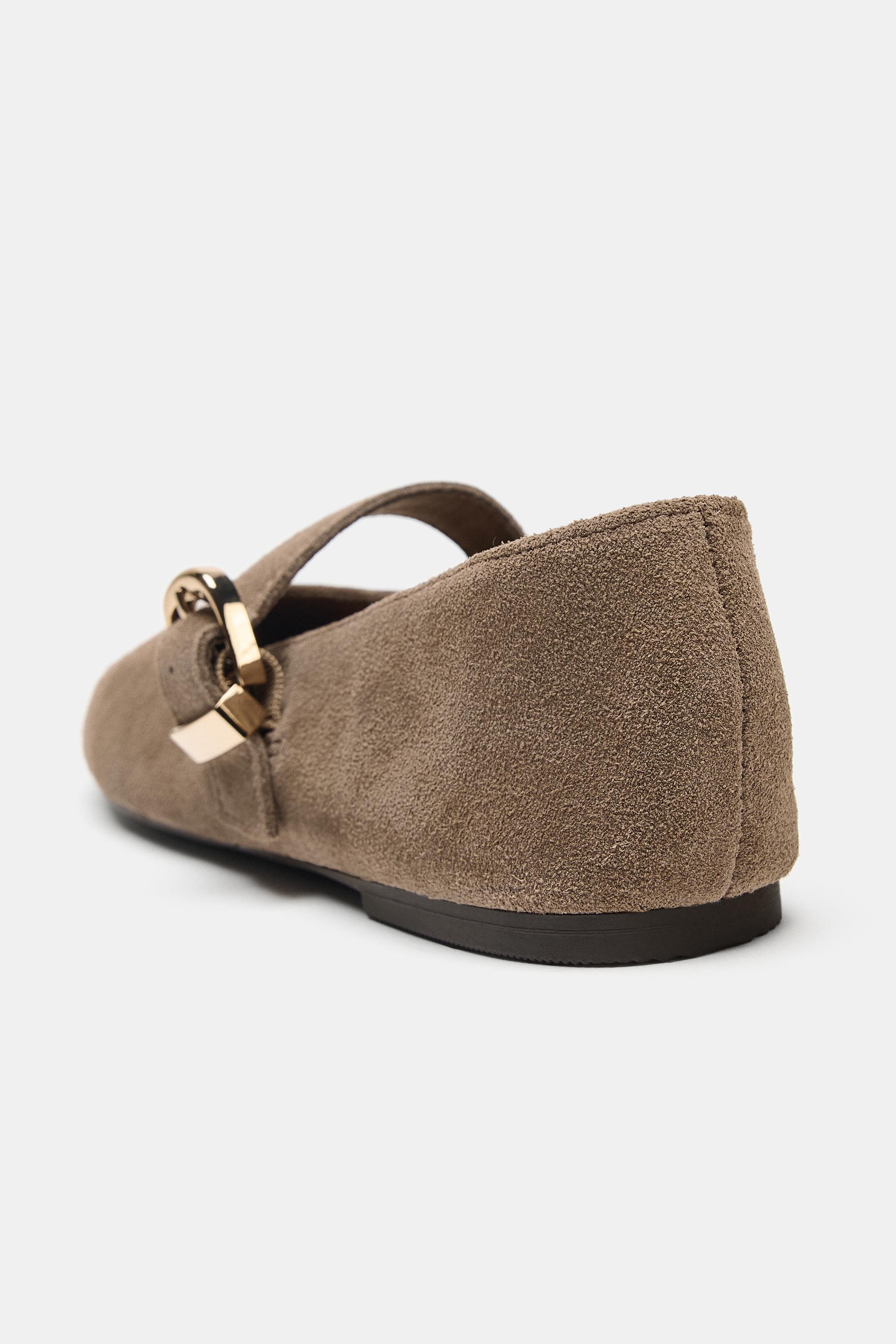 SUEDE BALLET FLATS