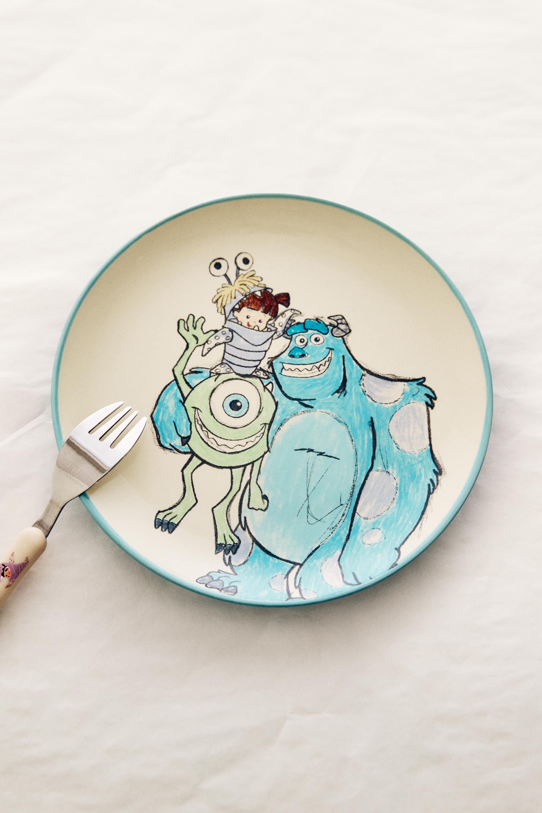KIDS' MONSTERS, INC. ©DISNEY/PIXAR STONEWARE PLATE