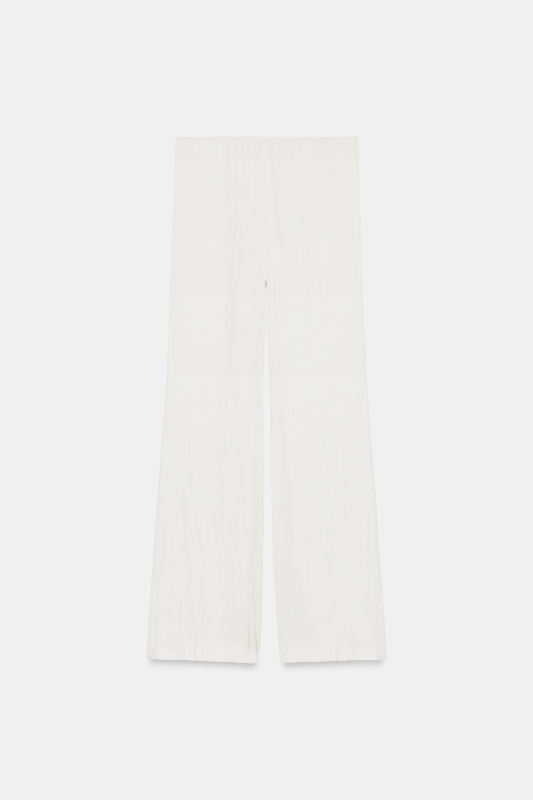 SATIN FLARE PANTS