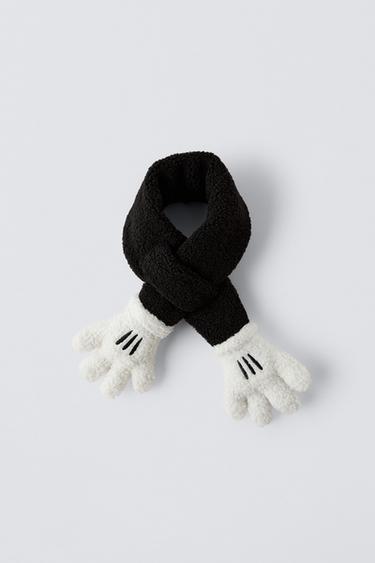 MICKEY MOUSE FANTASIA © DISNEY TOWELLING SCARF - Black by Zara - Image 3