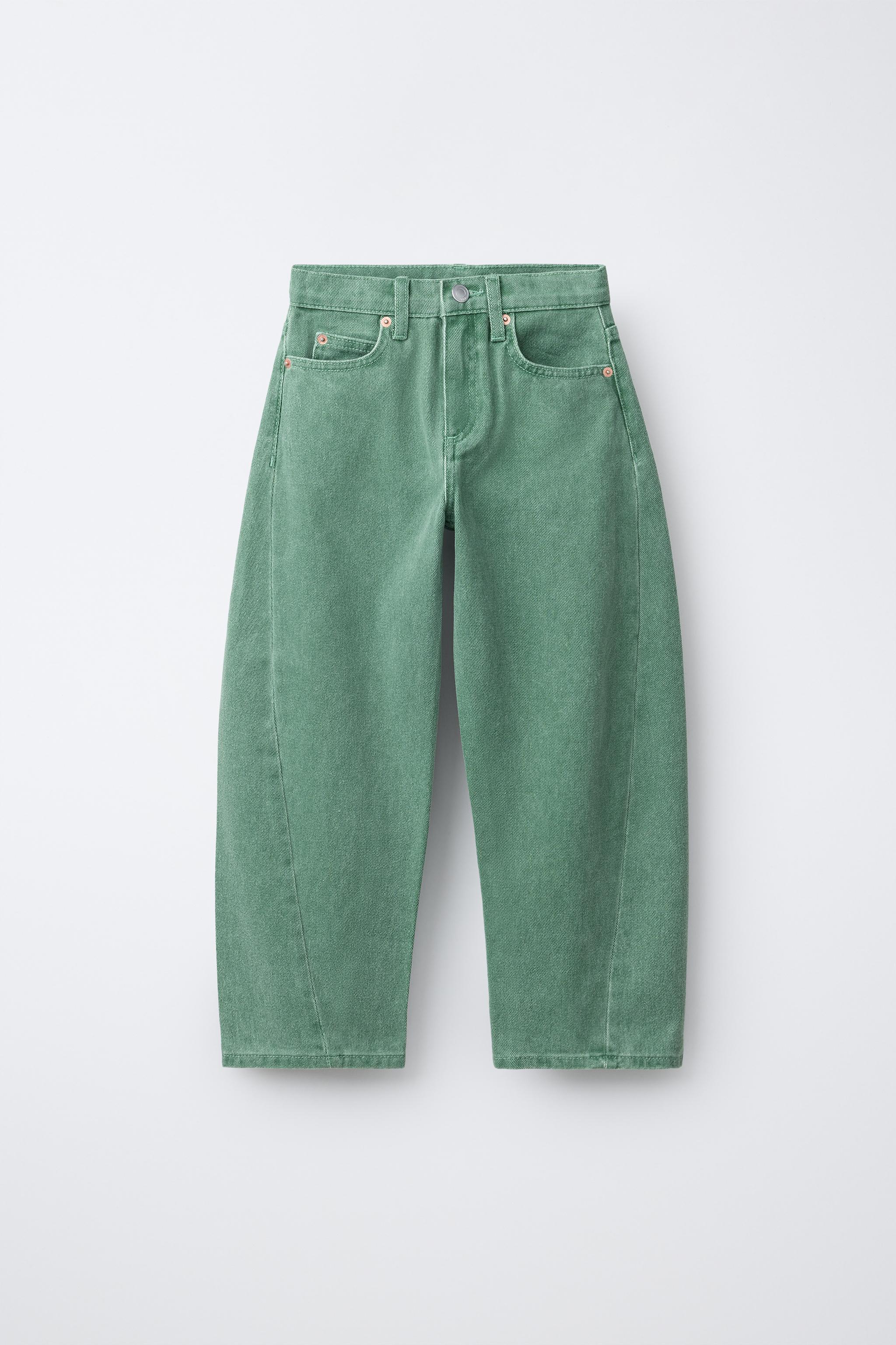メンズ ZZARA トグルボタン バレルフィットパンツ EU46 ファイヤーマン 