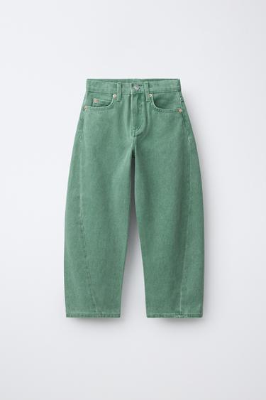 BARREL TROUSERS - Green by Zara - Image 0