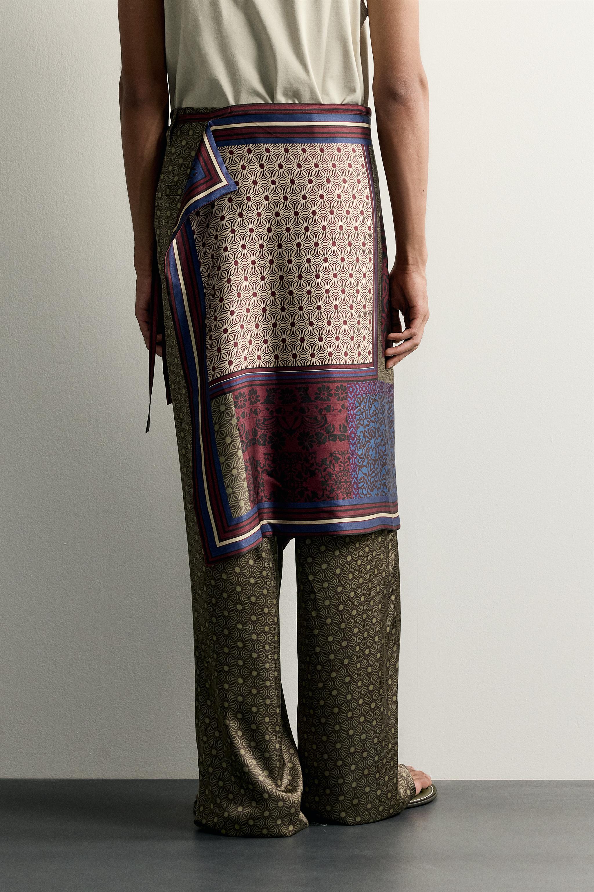 LIMITED EDITION MIXED PRINT SARONG PANTS