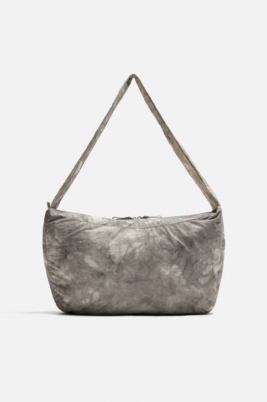 WORN EFFECT NYLON BAG - Grey by Zara