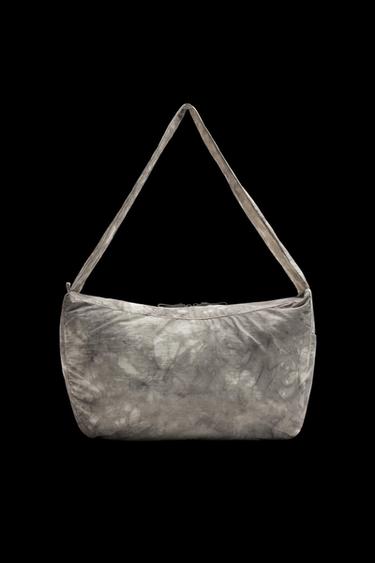 WORN EFFECT NYLON BAG - Grey by Zara
