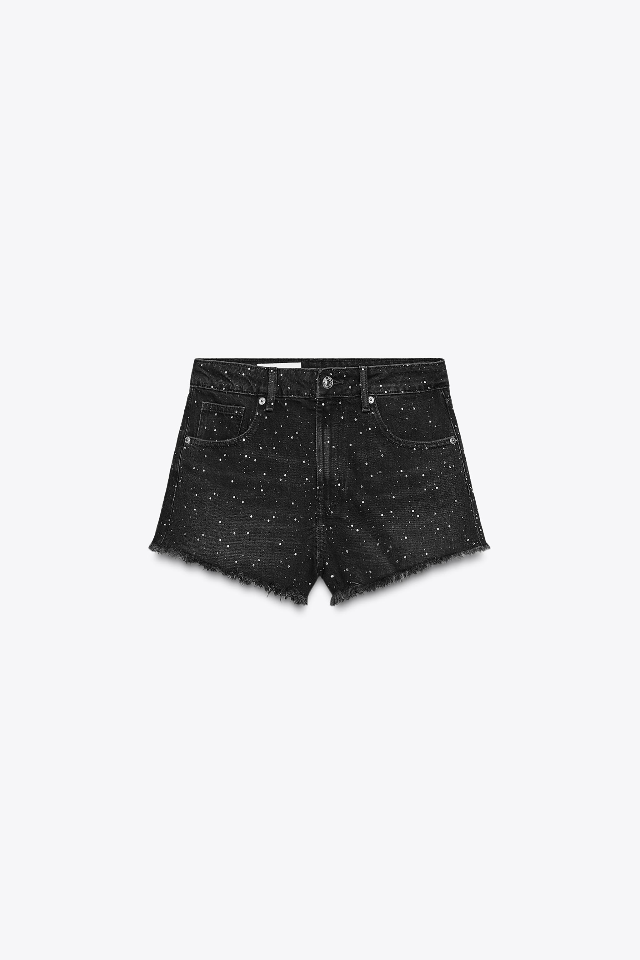 【Anyone more】Dabi Black Denim Rollup Shorts SUZIE black denim shorts brand Pepe Jeans