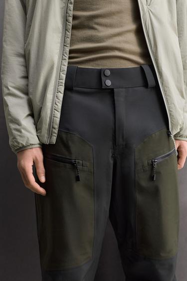 RECCO® WATERPROOF SKI SHELL TROUSERS - Green by Zara - Image 5