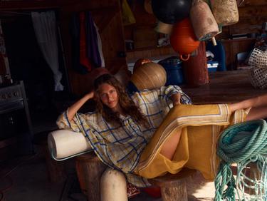 ΤΟΥΝΙΚ ΚΑΡΟ ΙΝΑ ΡΑΜΙ 100% ZW COLLECTION - ΠΟΛΥΧΡΩΜΟ του Zara