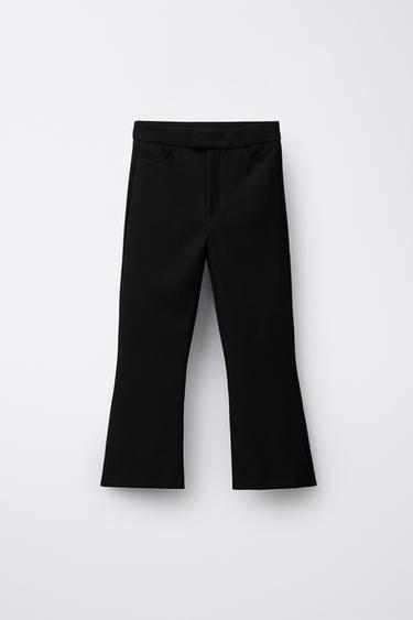 FLARE SUIT TROUSERS - Black by Zara