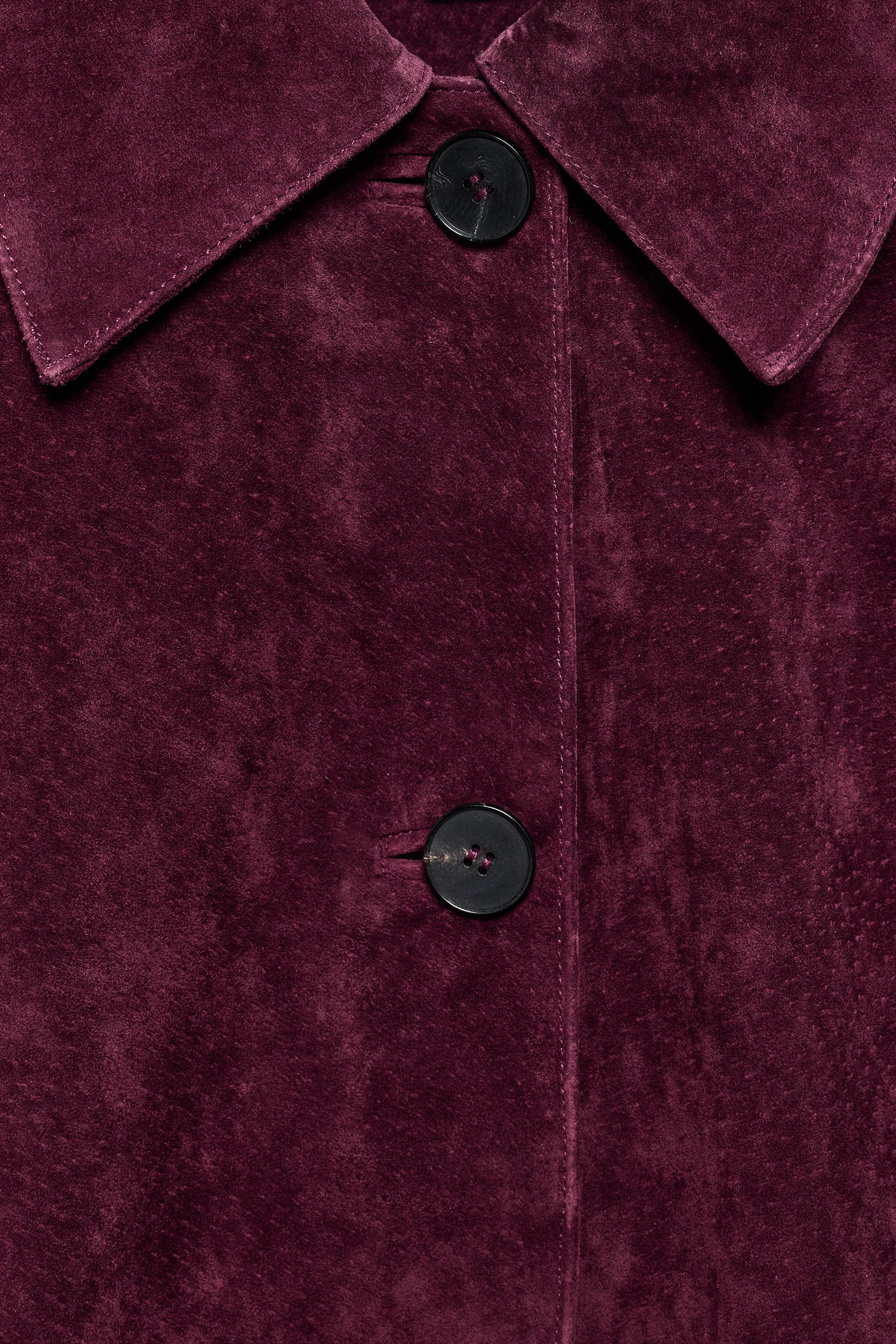 BLOUSON 100% CUIR DAIM
