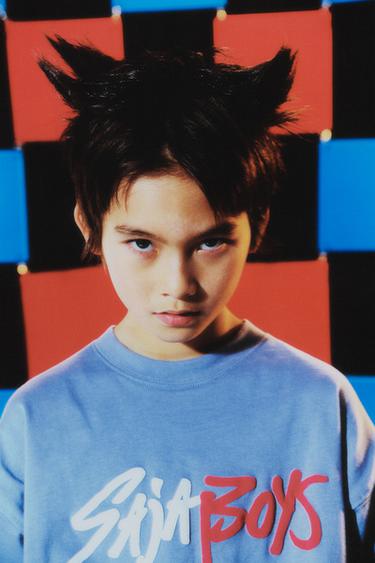 ФУТБОЛКА KPOP DEMON HUNTERS™ NETFLIX © - Блакитний Zara