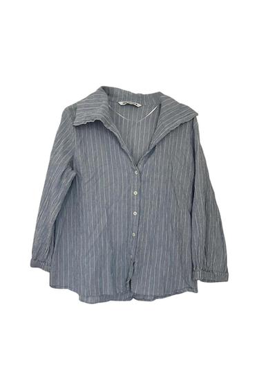 BLUE STRIPED SHIRT