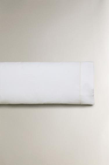 PILLOWCASE WITH PIQUÉ PIPING - White by Zara - Image 4