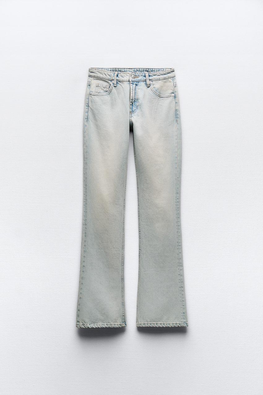 MID-RISE TRF BOOTCUT JEANS - Light blue