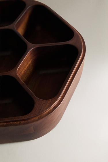 LARGE WOODEN BOX WITH LID - Brown by Zara - Image 2