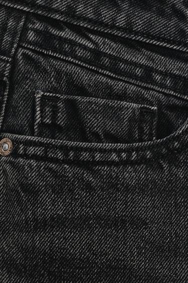 JEANS Z.03 REGULAR FIT HIGH-WAIST LONG LENGTH - Black by Zara - Image 9