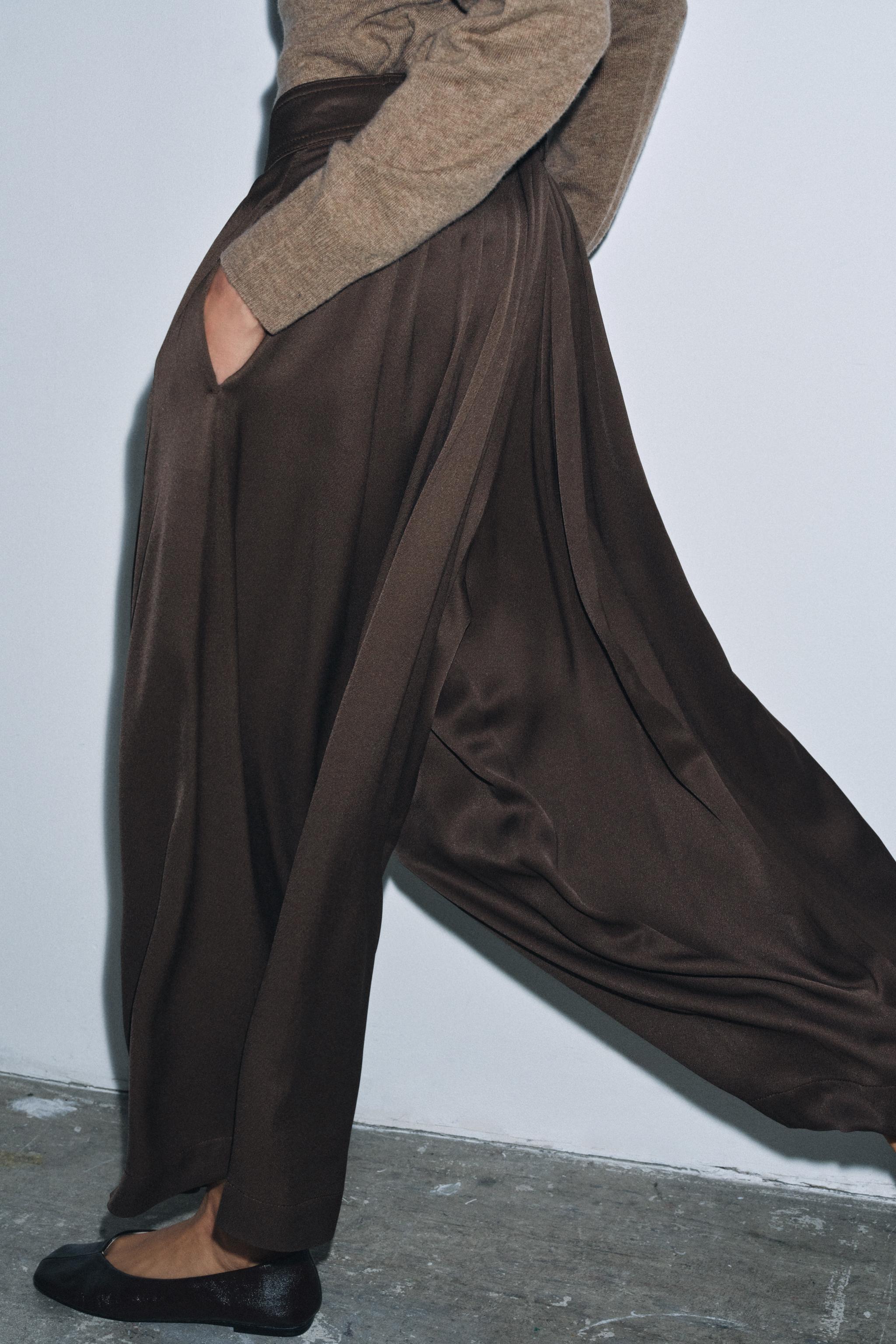 PANTALON À PLIS ZW COLLECTION