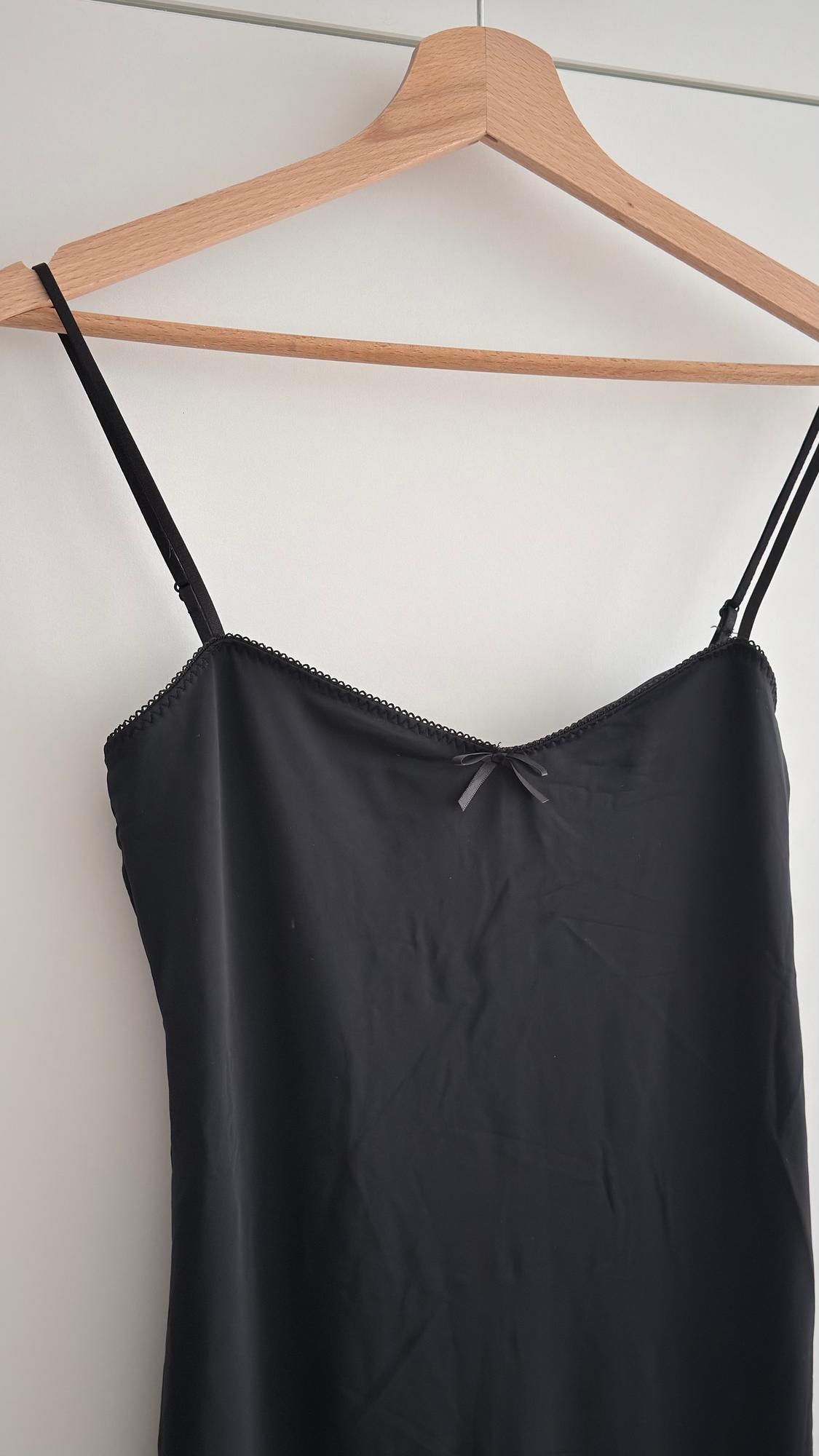 POLYAMIDE BLEND MIDI DRESS WITH BOW - Image 2
