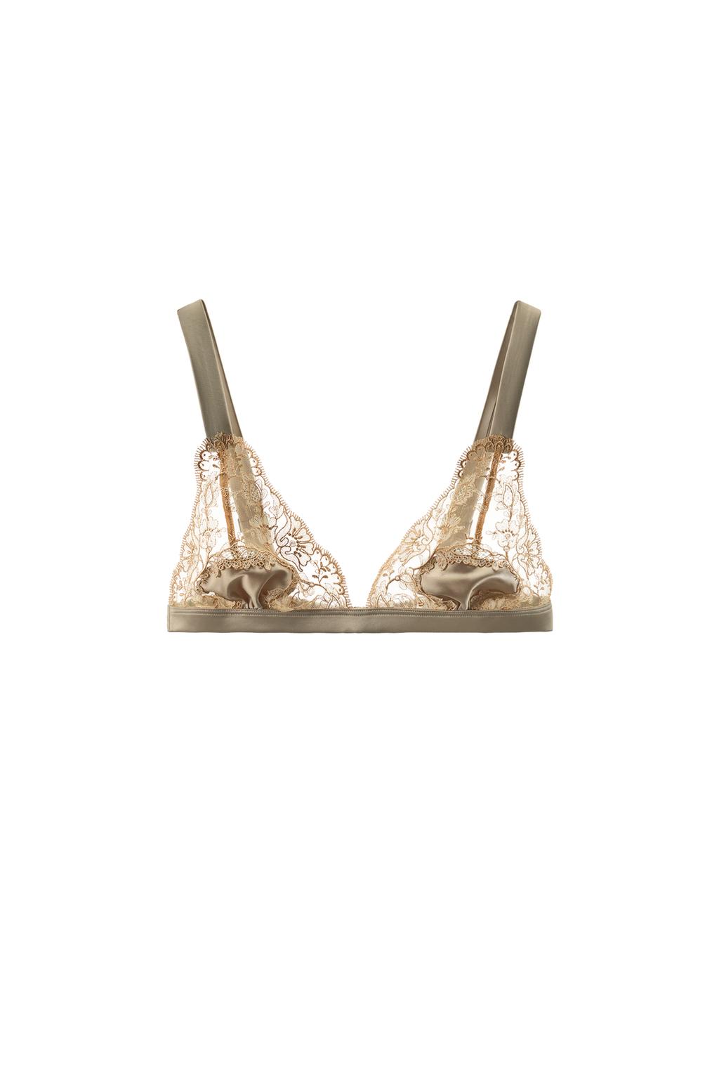 EMBROIDERED SATIN EFFECT COMBINATION BRA - image 4