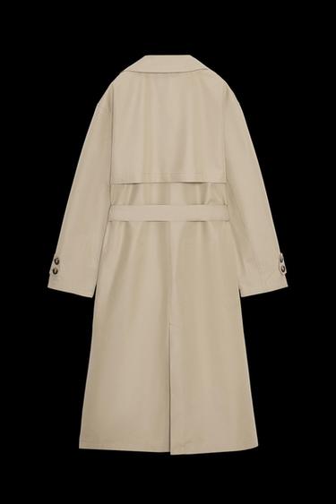 LONG TRENCH COAT - camel by Zara