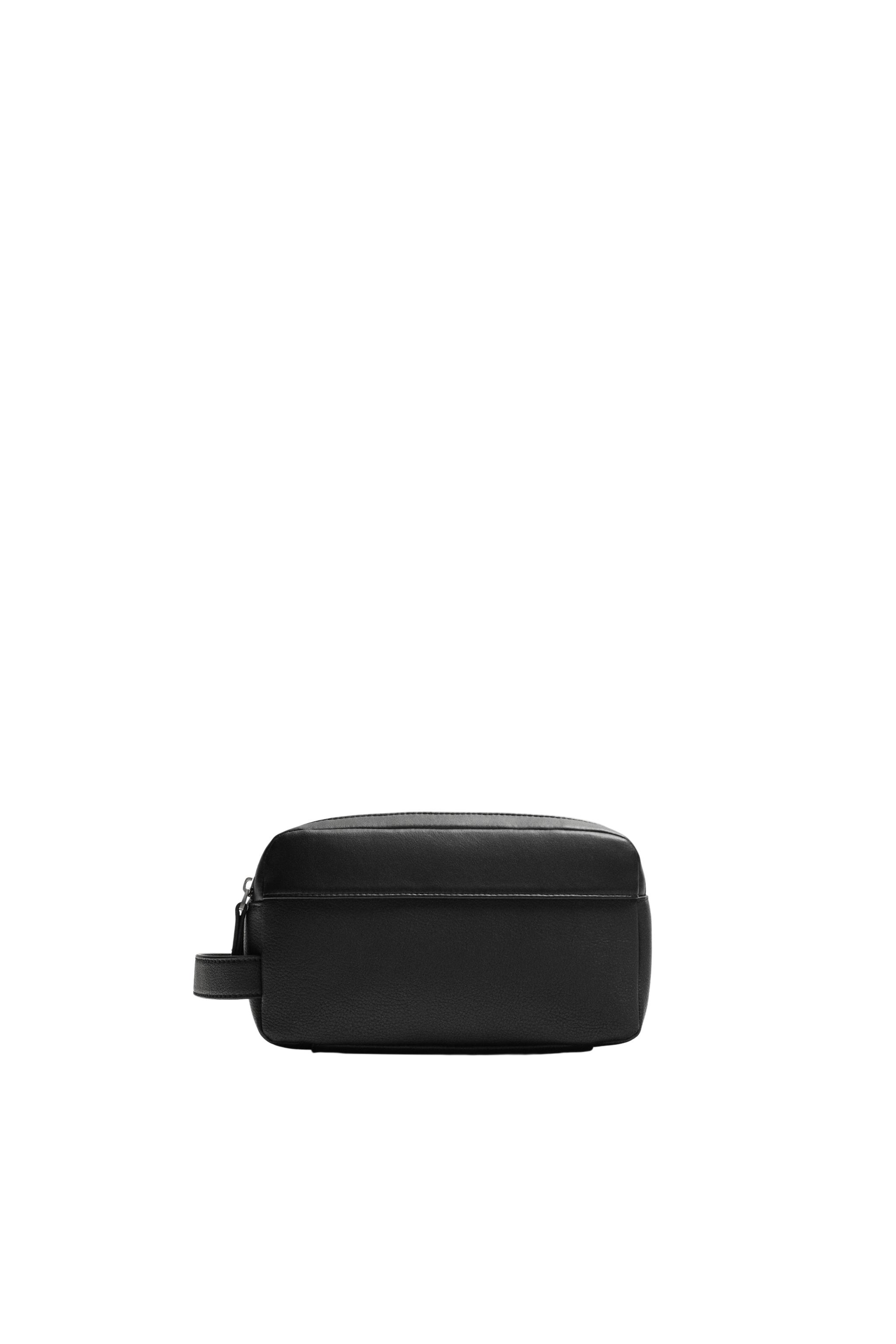 TEXTURED TOILETRY BAG - Black | ZARA Australia