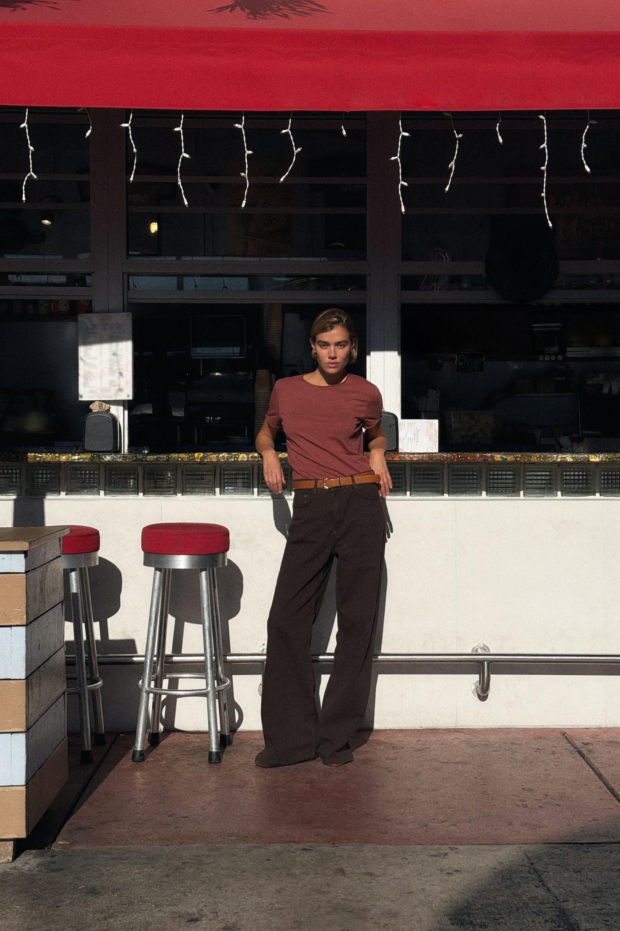 Z1975 HIGH RISE WIDE LEG LONG LENGTH JEANS