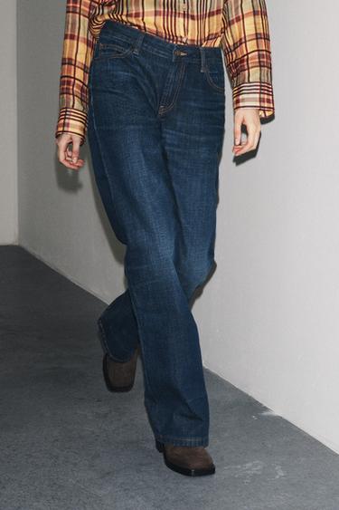 JEAN ZW COLLECTION BOOTCUT TAILLE BASSE - Bleu de Zara - Image 1