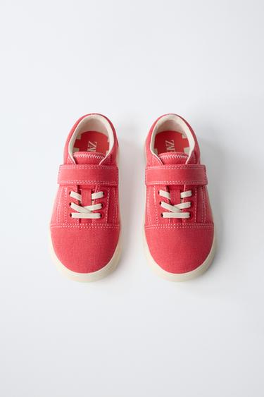 COTTON SNEAKERS - Red by Zara - Image 4