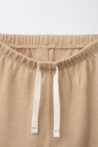 AGES 2-6/PLAIN EMBOSSED PYJAMAS - Caramel by Zara - Image 6