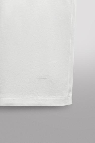 BASIC COTTON TRAINING T-SHIRT - White by Zara - Image 9