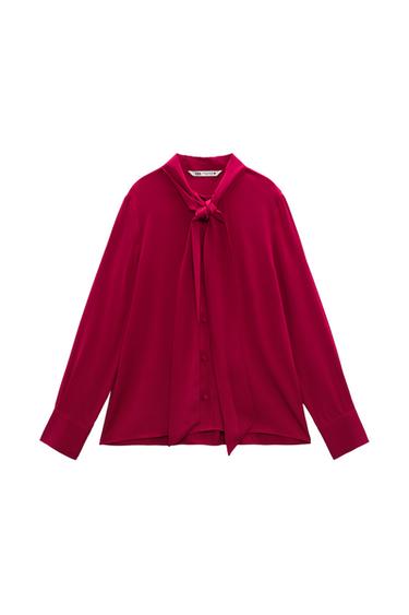 TIED BLOUSE