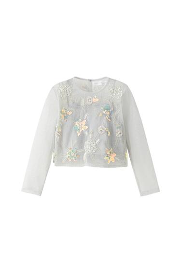RHINESTONE SEQUIN TOP