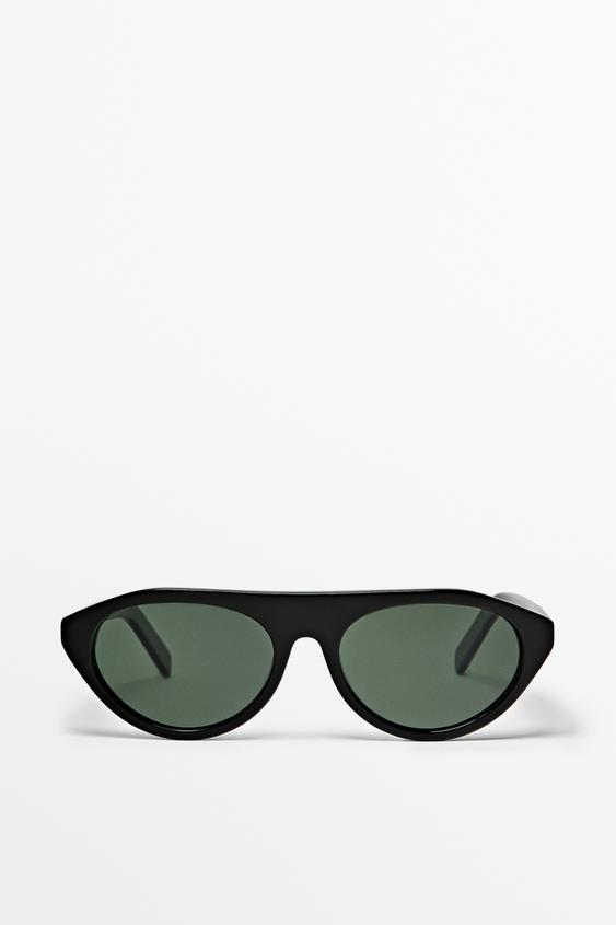 Zara Oval sunglasses - Black - Image 0