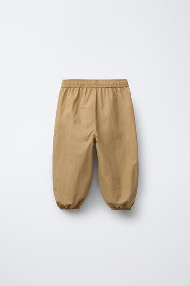 PANTALON TECHNIQUE DE JOGGING - Marron clair de Zara - Image 1