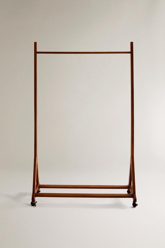 ASH WOOD CLOTHES RACK - Brown | ZARA United States