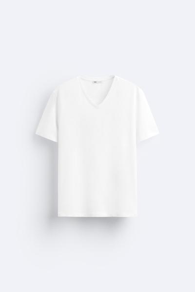 V YAKA BASIC T-SHIRT_5