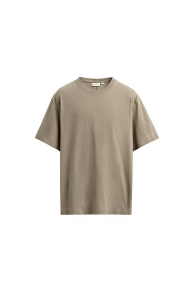 CAMISETA REGULAR FIT LIGHTWEIGHT ORIGINS - Beige vigoré de Zara