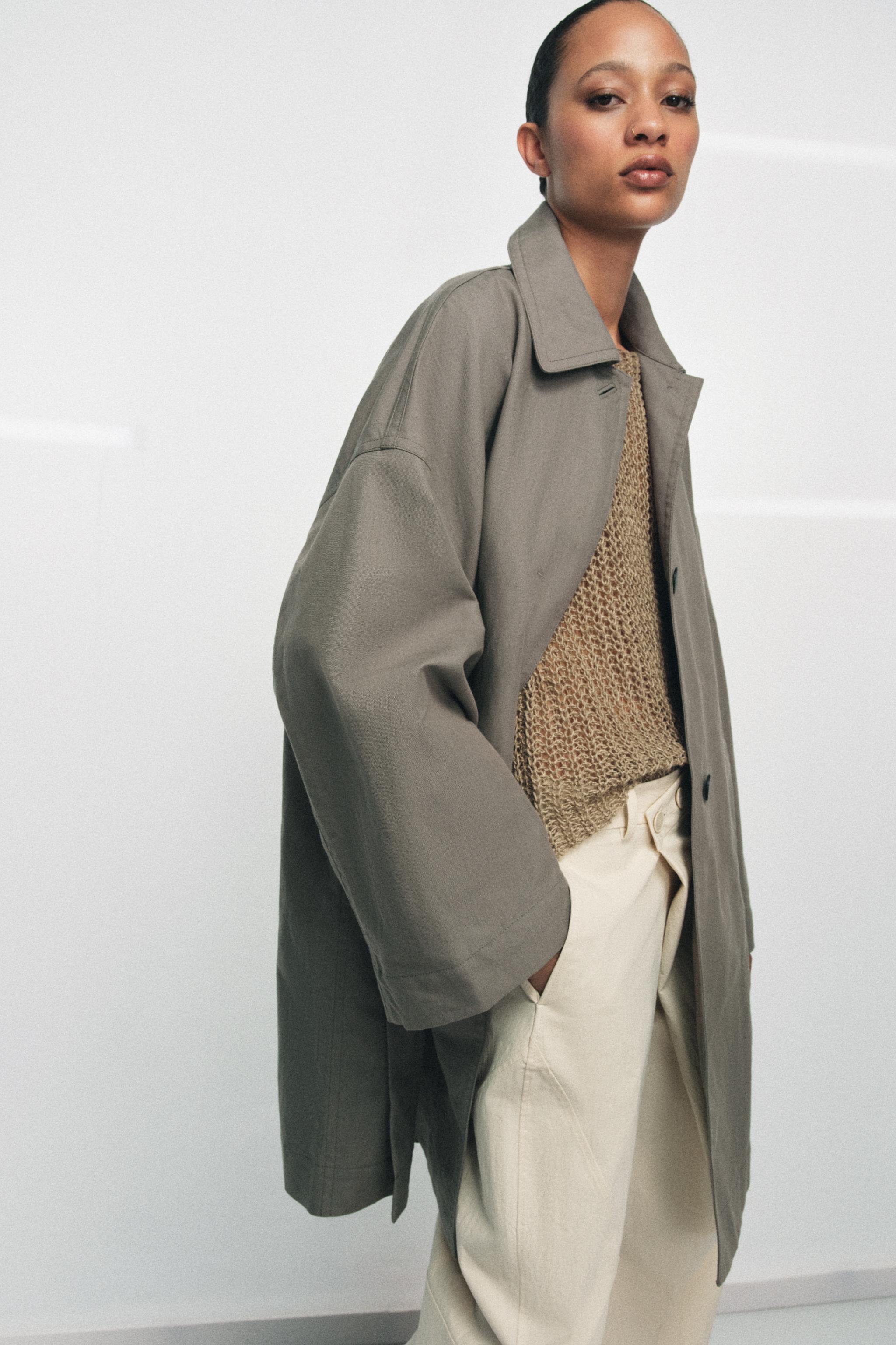 ZW COLLECTION OVERSIZED TRENCH