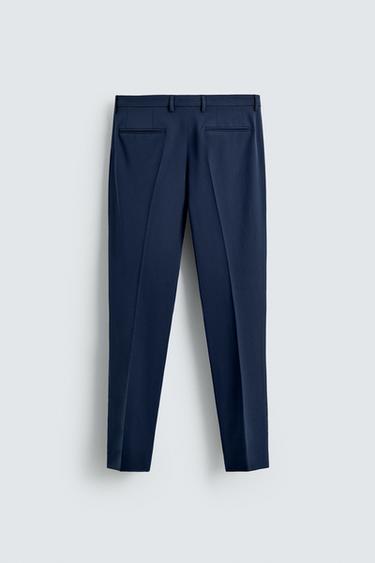 PANTALON DE COSTUME CONFORT - Bleu encre de Zara - Image 5