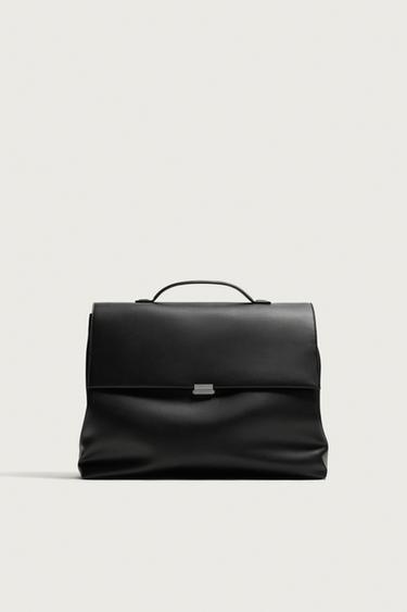 BOLSO SOLAPA - Negro de Zara - Imagen 0