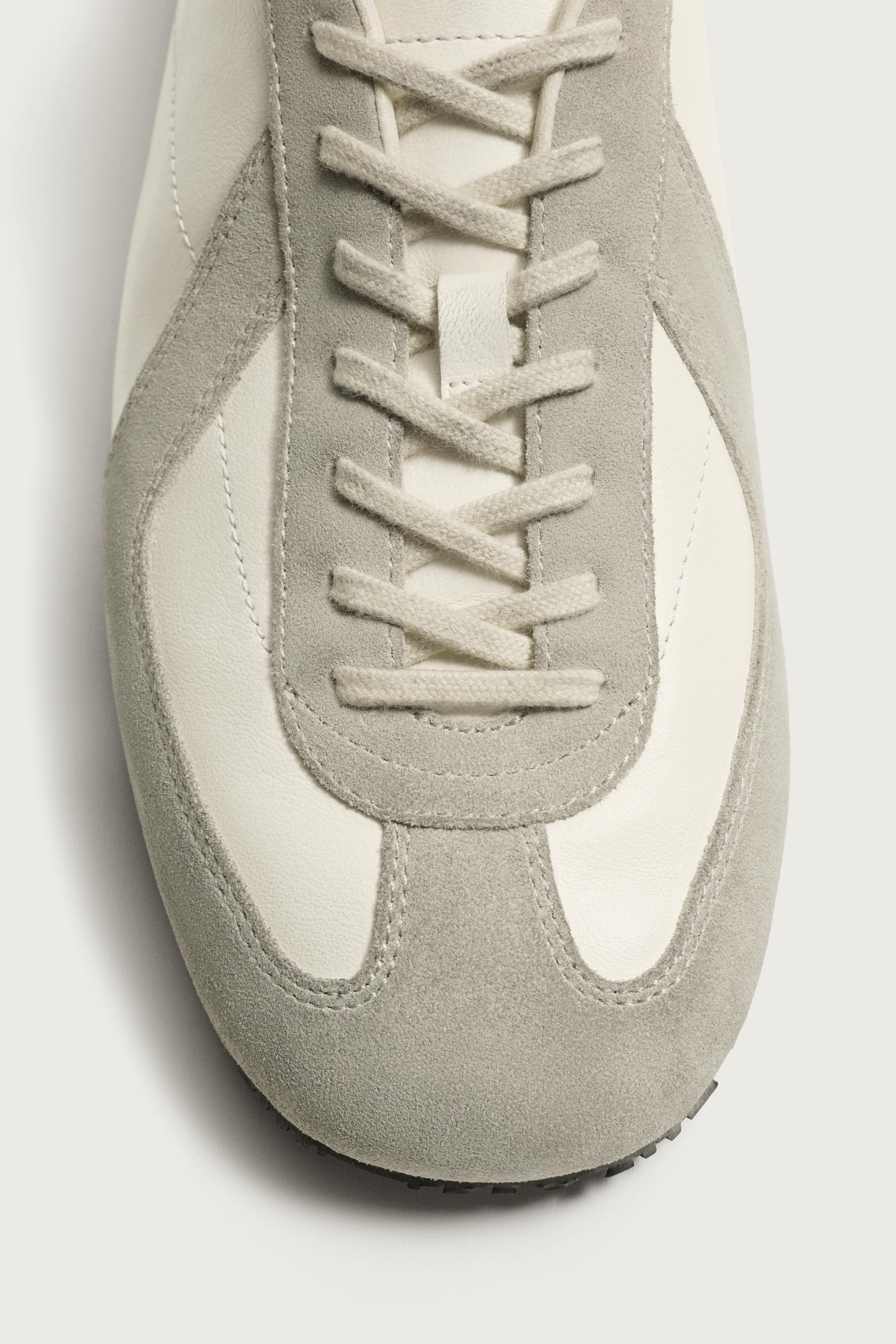 AARON LEVINE X ZARA LEATHER SNEAKERS