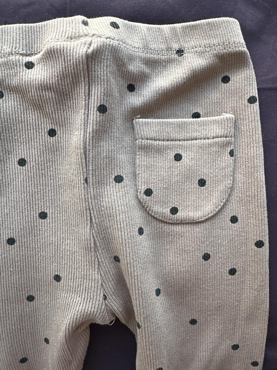 POLKA DOTS RIBBED LEGGINGS - Image 4