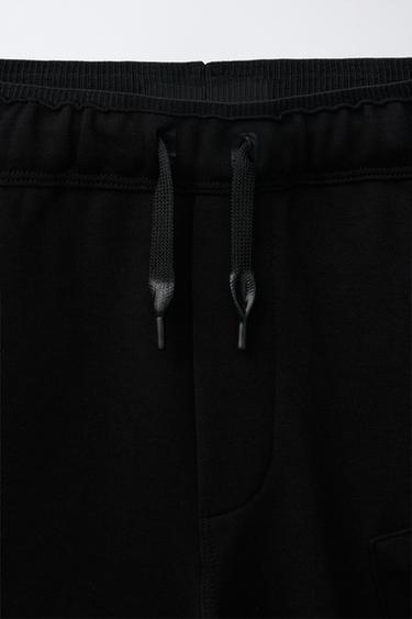 SHORT CARGO SPORT - Noir de Zara - Image 2
