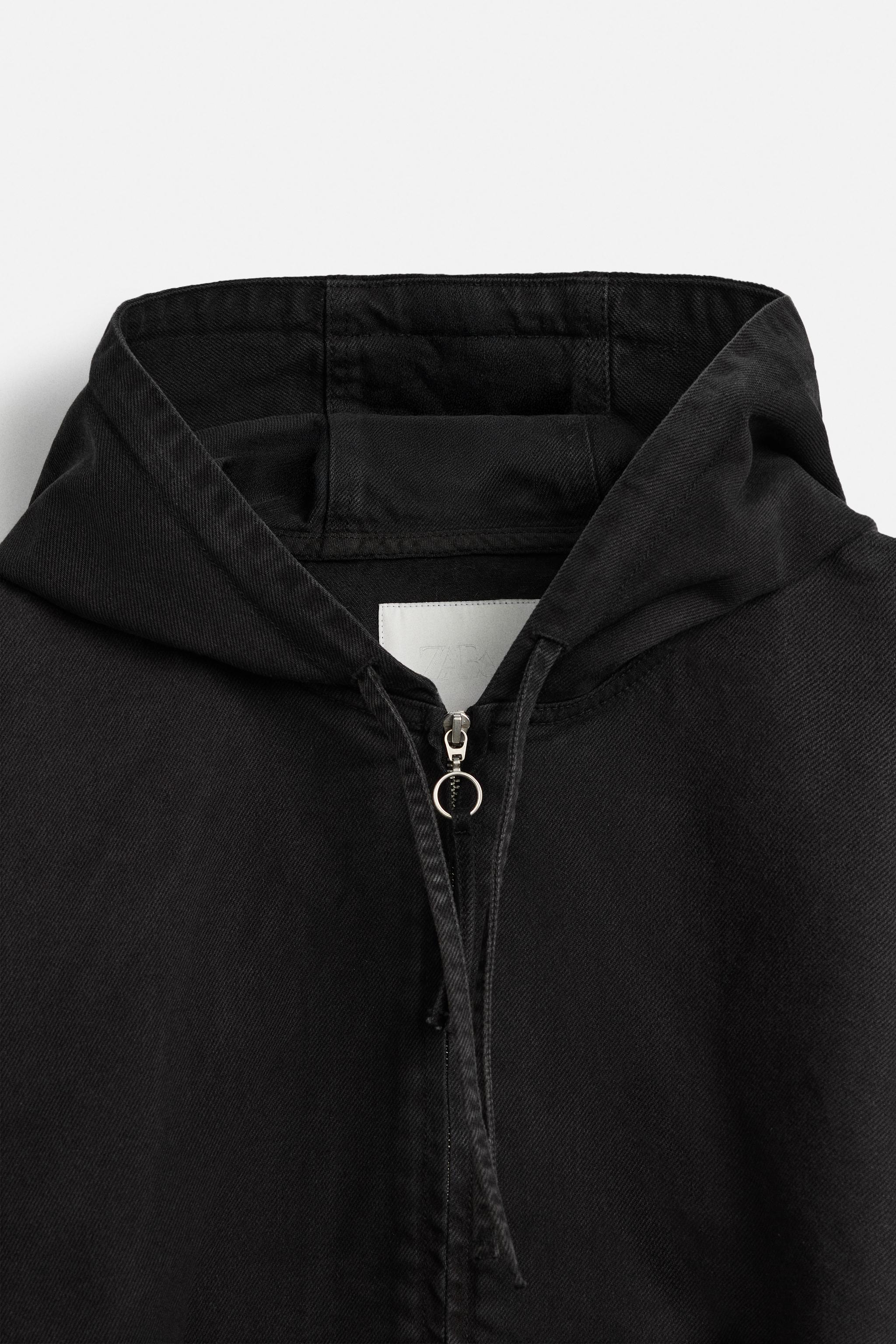 ZARA】フード デニムジャケット (ZARA/パーカー・フーディ