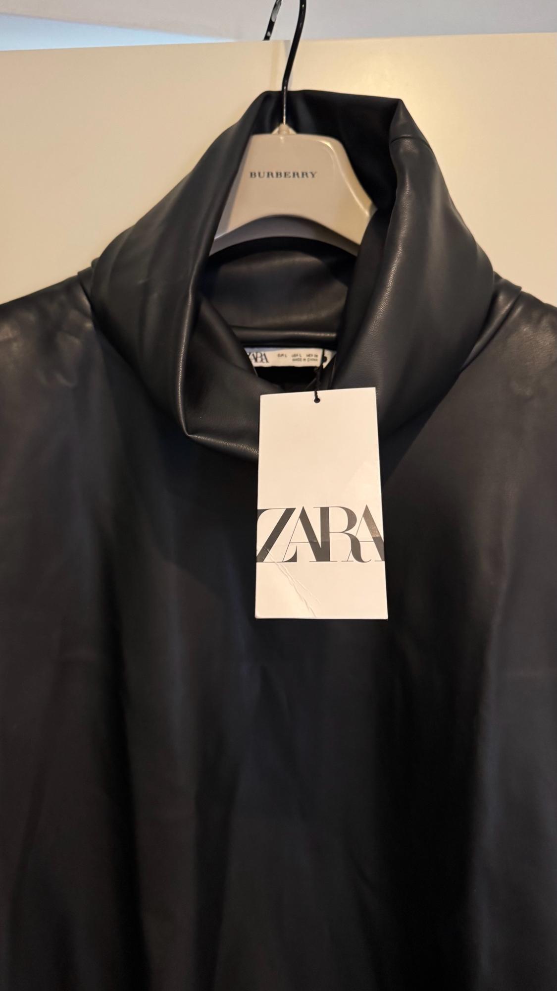 ZW SHORT LEATHER EFFECT DRESS - LIMITED EDITION - Image 3
