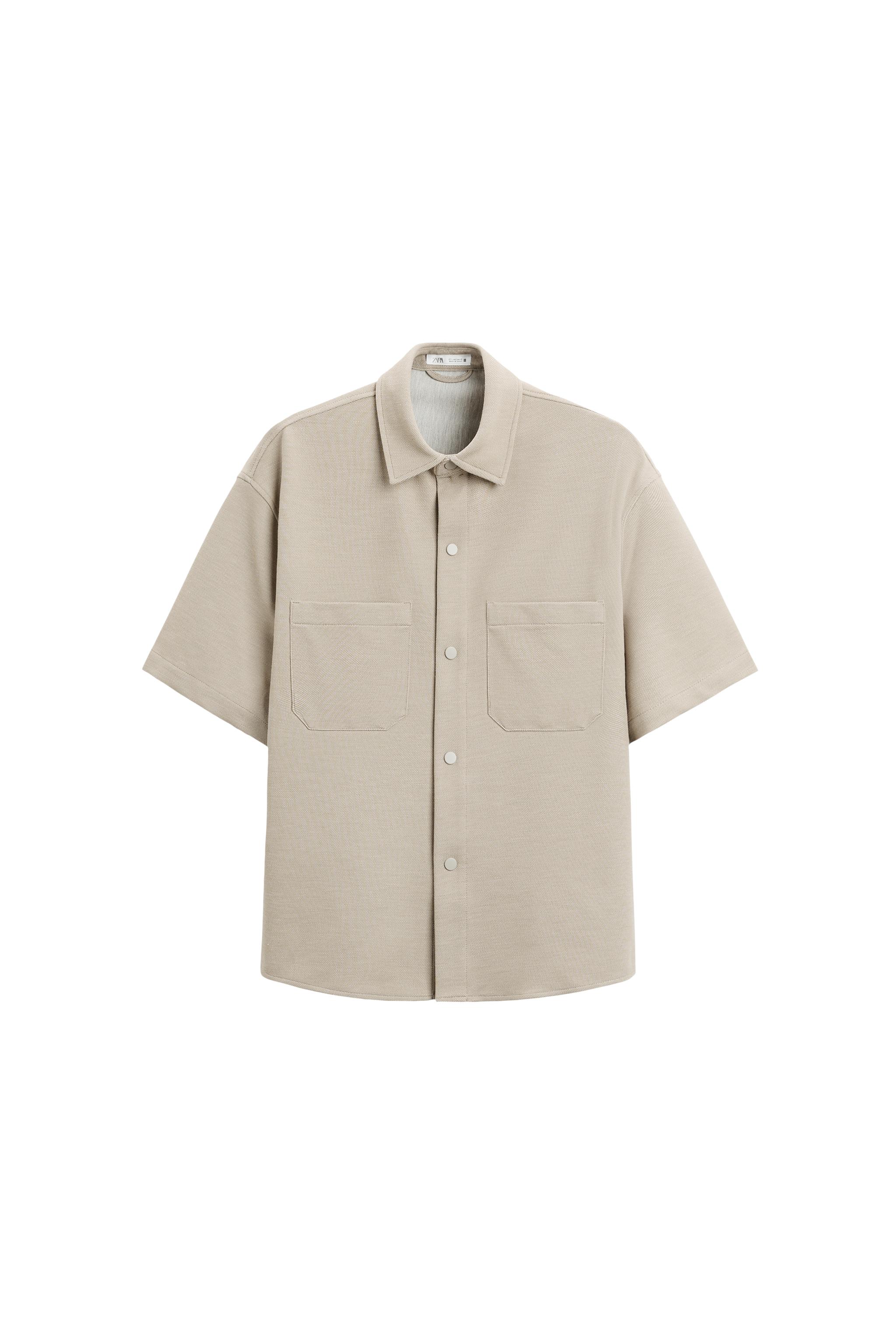 COMFORT OVERSHIRT - Oyster-white | ZARA South Africa