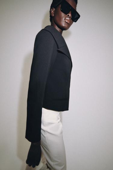 VESTE AJUSTÉE ZW COLLECTION - Noir de Zara - Image 3