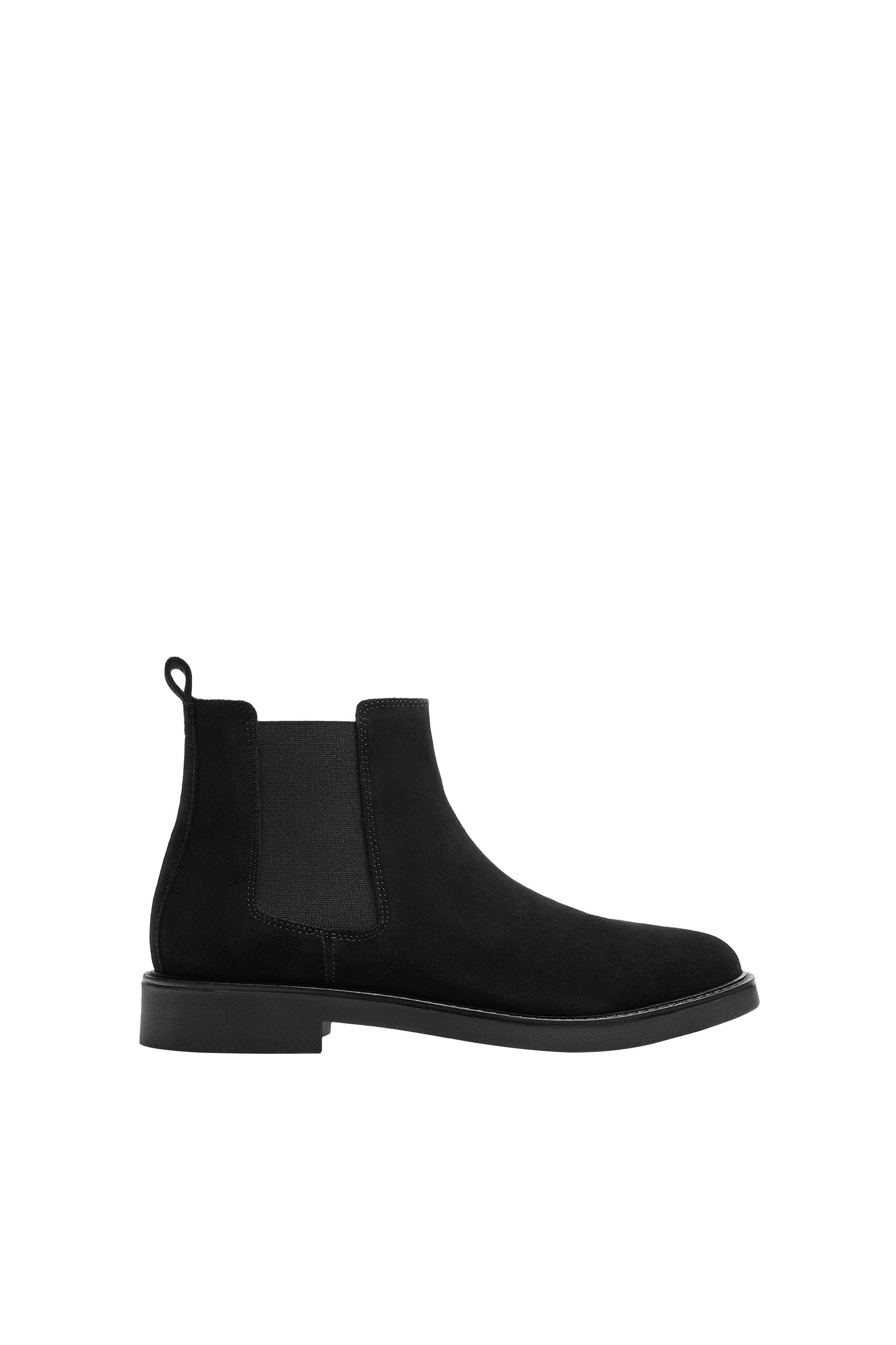 レザーチェルシーブーツ - ブラウン | ZARA Japan / 日本