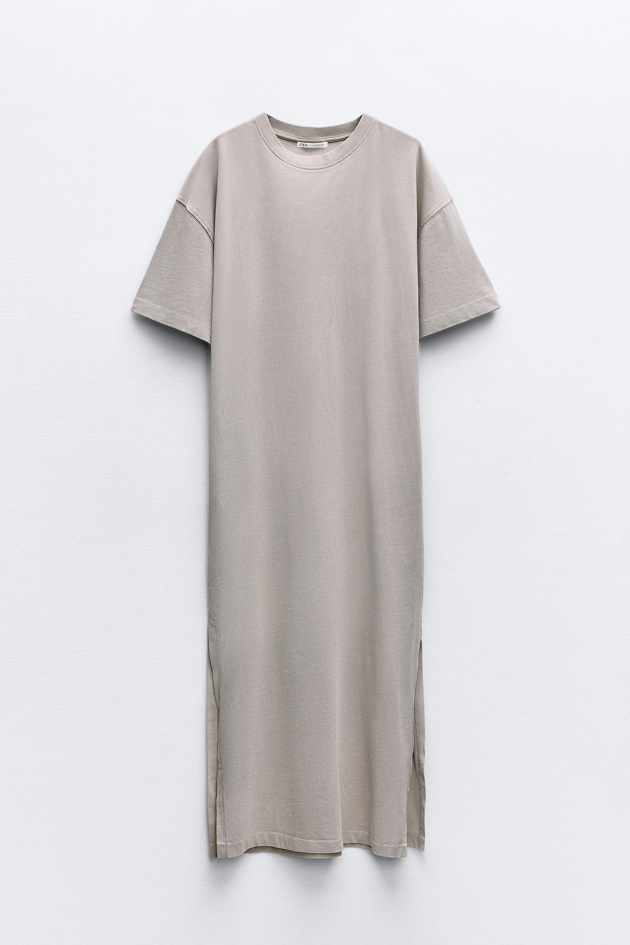 VENTED HEAVY COTTON DRESS